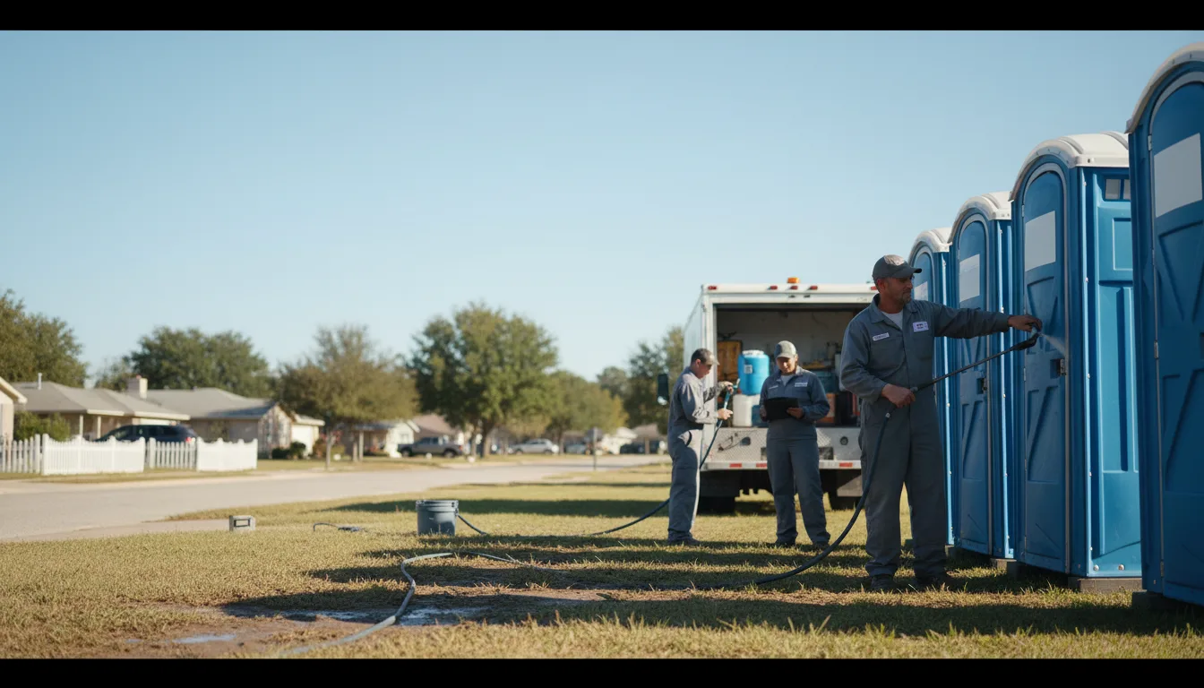 Long-Term Portable Toilet Rental in Clopton, AL near me